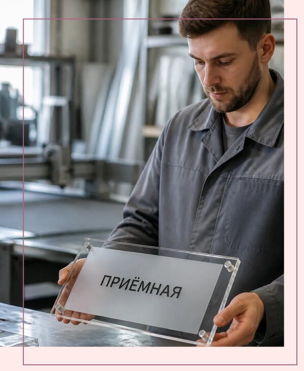 Таблички из оргстекла на заказ в Кызыле от 4045 р. | Аванза-Кзл