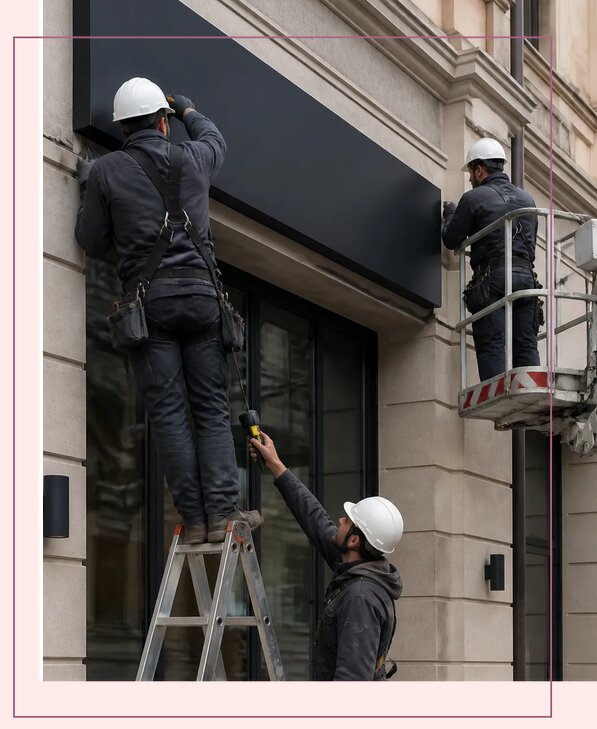 Профессиональный монтаж вывесок и рекламных конструкций в Кызыле